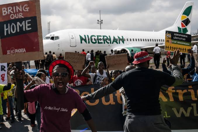 NIGERIA POSTPONES EVACUATION OF CITIZENS FROM SOUTH AFRICA TO WEDNESDAY