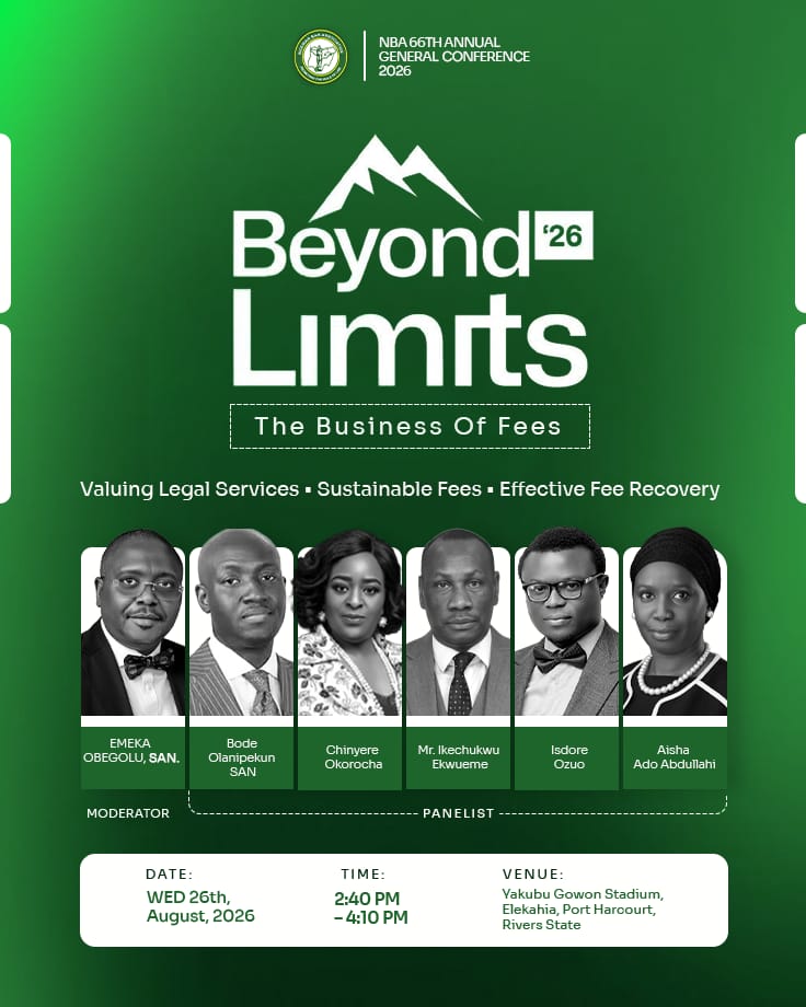 NBA HIGHLIGHTS BUSINESS OF LEGAL FEES AT 2026 ANNUAL GENERAL CONFERENCE